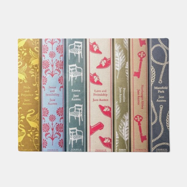 Felpudo Jane Austen (Anverso)