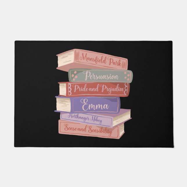 Felpudo Jane Austen's Novels V (Anverso)