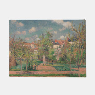 Felpudo Jardín a plena luz del sol, Camille PIssarro, 1876