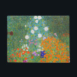 Felpudo Jardín de flores por Gustav Klimt<br><div class="desc">Por favor visite mi tienda para un diseño más interesante y más opciones de color.
=> zazzle.com/colorfulworld*</div>
