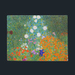 Felpudo Jardín de flores por Gustav Klimt<br><div class="desc">Por favor visite mi tienda para un diseño más interesante y más opciones de color.
=> zazzle.com/colorfulworld*</div>