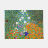 Jardín de flores por Gustav Klimt