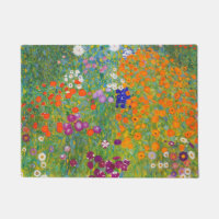 Jardín de flores por Gustav Klimt
