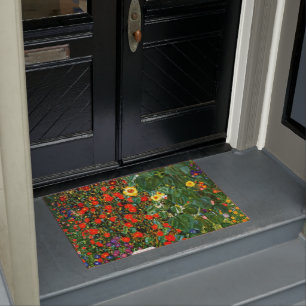 Felpudo Jardín de granja con girasoles