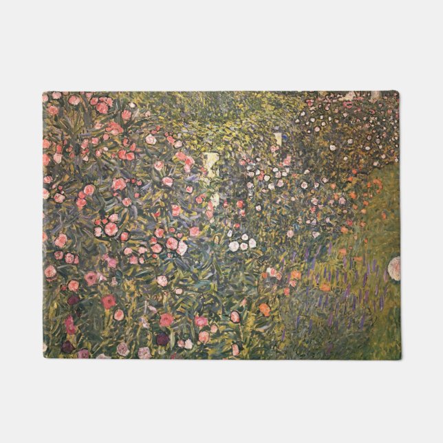 Felpudo Jardín Italiano Por Gustav Klimt (Anverso)