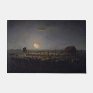 Felpudo Jean-Francois Millet - Sheepfold, luna 1860