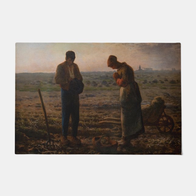 Felpudo Jean-Francois Millet - The Angelus (Anverso)