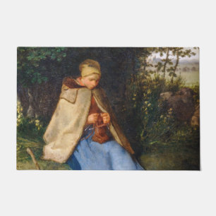 Felpudo Jean-Francois Millet - The Knitter