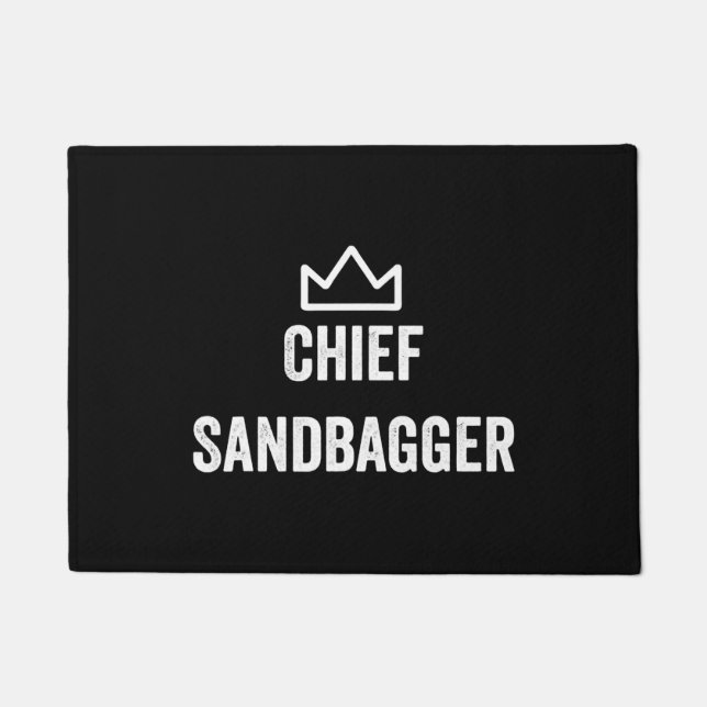 Felpudo Jefe Sandbagger Golf Meme Bjj Chess Sandbag (Anverso)