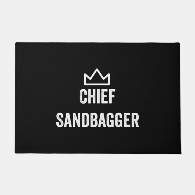 Felpudo Jefe Sandbagger Golf Meme Bjj Chess Sandbag (Anverso)