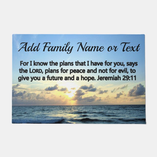 FELPUDO JEREMIAH PERSONALIZADO DE TOMA DE RESPIRACIÓN 29:1 (Anverso)