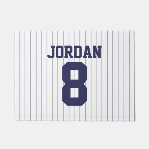 Felpudo Jersey de béisbol con nombre y número personalizad