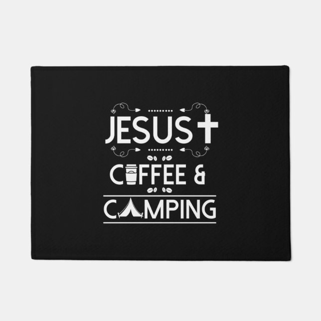 Felpudo Jesús Café Y Camping (Anverso)
