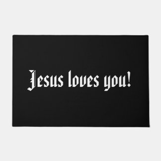 Felpudo ¡Jesús te ama!