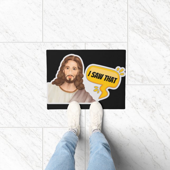 Felpudo Jesús Vi Eso (Interior)