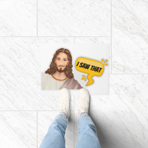 Felpudo Jesús Vi Eso