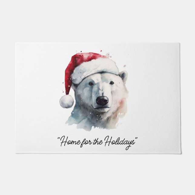 Felpudo Jingle Bear Joy, personalizado (Anverso)