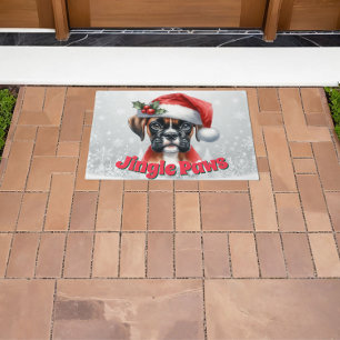 Felpudo Jingle Paws y Boxer Dog Joy
