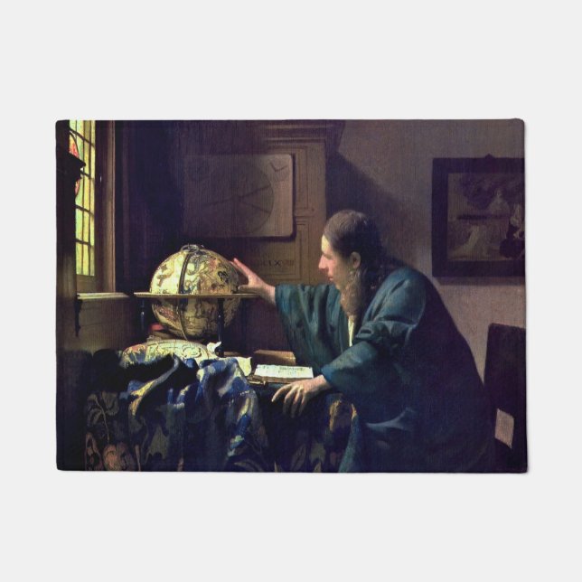 Felpudo Johannes Vermeer - El astrónomo (Anverso)