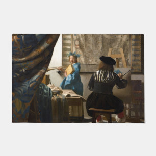 Felpudo Johannes Vermeer - La historia de la pintura
