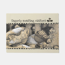 Felpudo John Bauer trolls espera ansiosamente a los visita