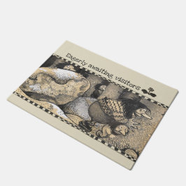 Felpudo John Bauer trolls espera ansiosamente a los visita