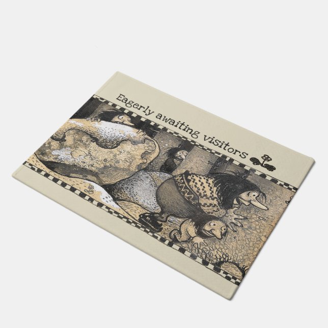 Felpudo John Bauer trolls espera ansiosamente a los visita (Angular)