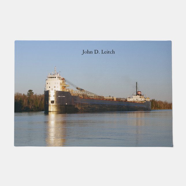 Felpudo John D. Leitch door mag (Anverso)
