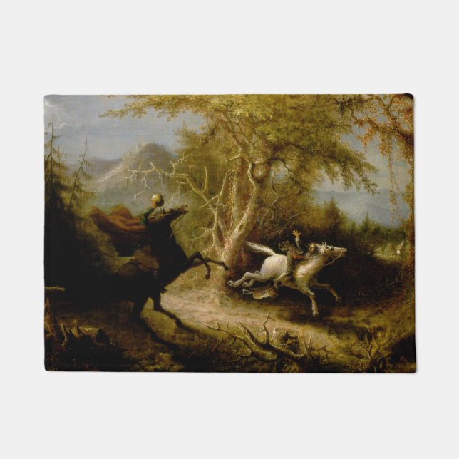 Felpudo John Quidor Leyenda de Caballo Sleepy Hollow sin C (Anverso)