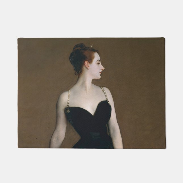 Felpudo John Singer Sargent Madame X Classic Retrato (Anverso)