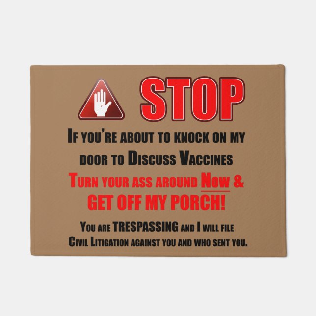 Felpudo JoHoVaxx Testigos (Anverso)