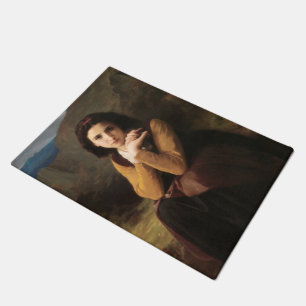 Felpudo Joven doncella de Bouguereau