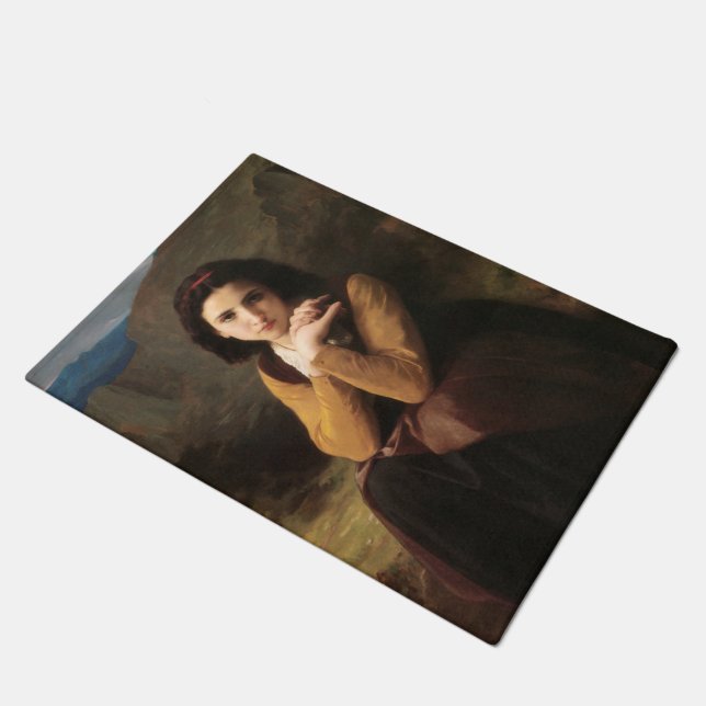 Felpudo Joven doncella de Bouguereau (Angular)