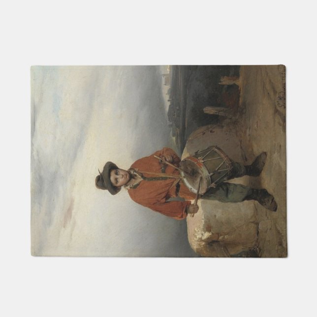 Felpudo Joven Drummer Boy (de Gerolamo Induno) (Anverso)