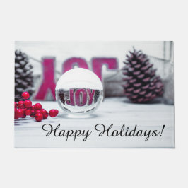 Felpudo Joy Glass Ball Holiday Collection