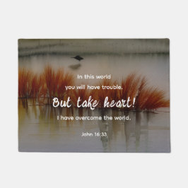 Felpudo Juan 16:33 He superado la biblia contra el cristia