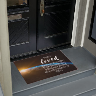 Felpudo Juan 3:16 Biblia Verse Christian