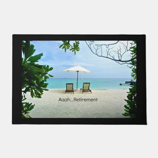 Felpudo Jubilación, diseño popular. (Anverso)