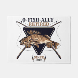 Felpudo Jubilación divertida y retirada por pesca personal