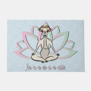 Felpudo JUEGO DE CABRA CUIDA   Namaste GetYerGoat™