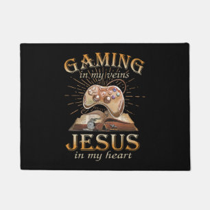 Felpudo Juegos en mis venas, Jesús en mi corazón