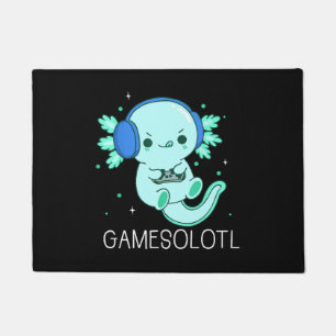Felpudo Juegos Kawaii Ajolote Jugador