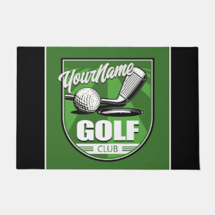 Felpudo Jugador de Golf Club NAME Pro Golfer Personalizado