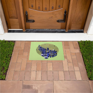Felpudo Jugar bolas de césped, tapete de puerta