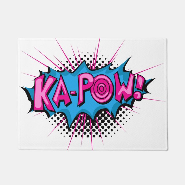Felpudo ¡Ka-Prisionero de guerra cómico del arte pop! (Anverso)