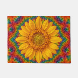 Felpudo Kaleidoscope Sunflower 