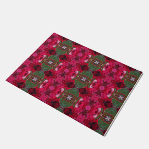 Felpudo Kaleidoscopio de Colores Navideños