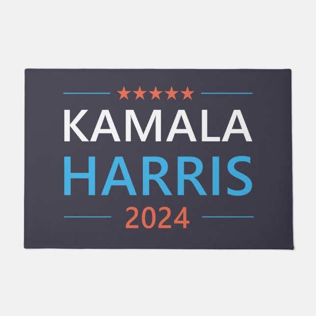 Felpudo Kamala Harris 2024 para el presidente (Anverso)
