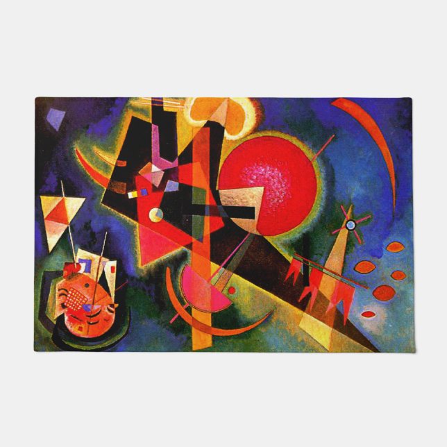 Felpudo Kandinsky - En Azul (Anverso)