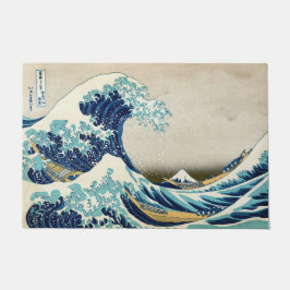 Felpudo Katsushika Hokusai - La gran ola de Kanagawa